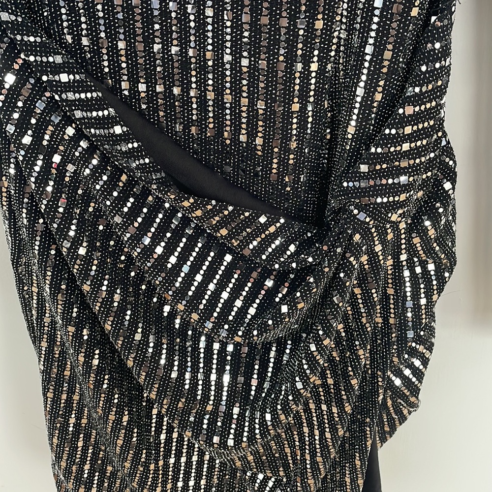 Astr The Label Sequin Min Cinched - image 4